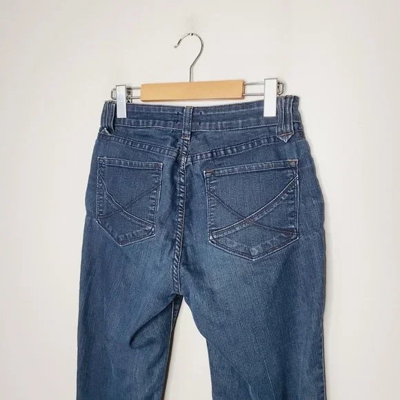 NYDJ Blue Classic Straight Leg Mid  Rise Jeans - Picture 6 of 12